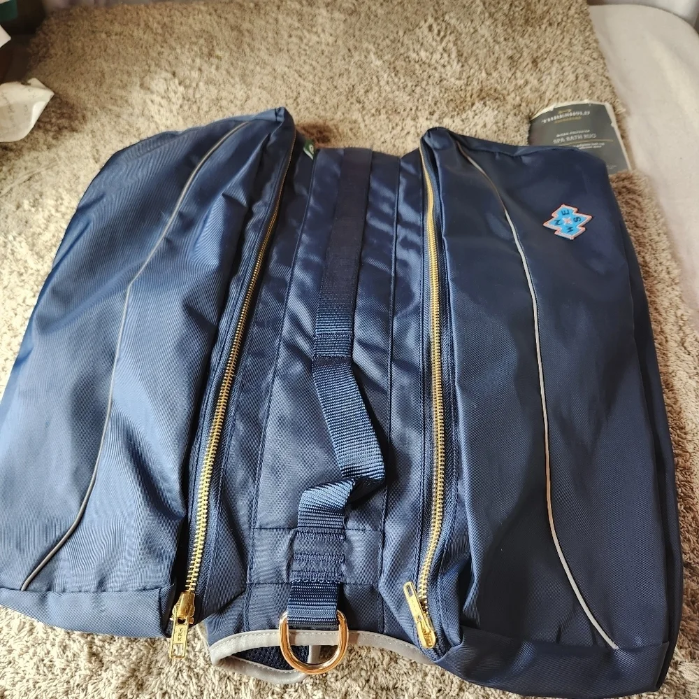 Dog Backpack Harness - Dark Blue - The Cuddle Collab